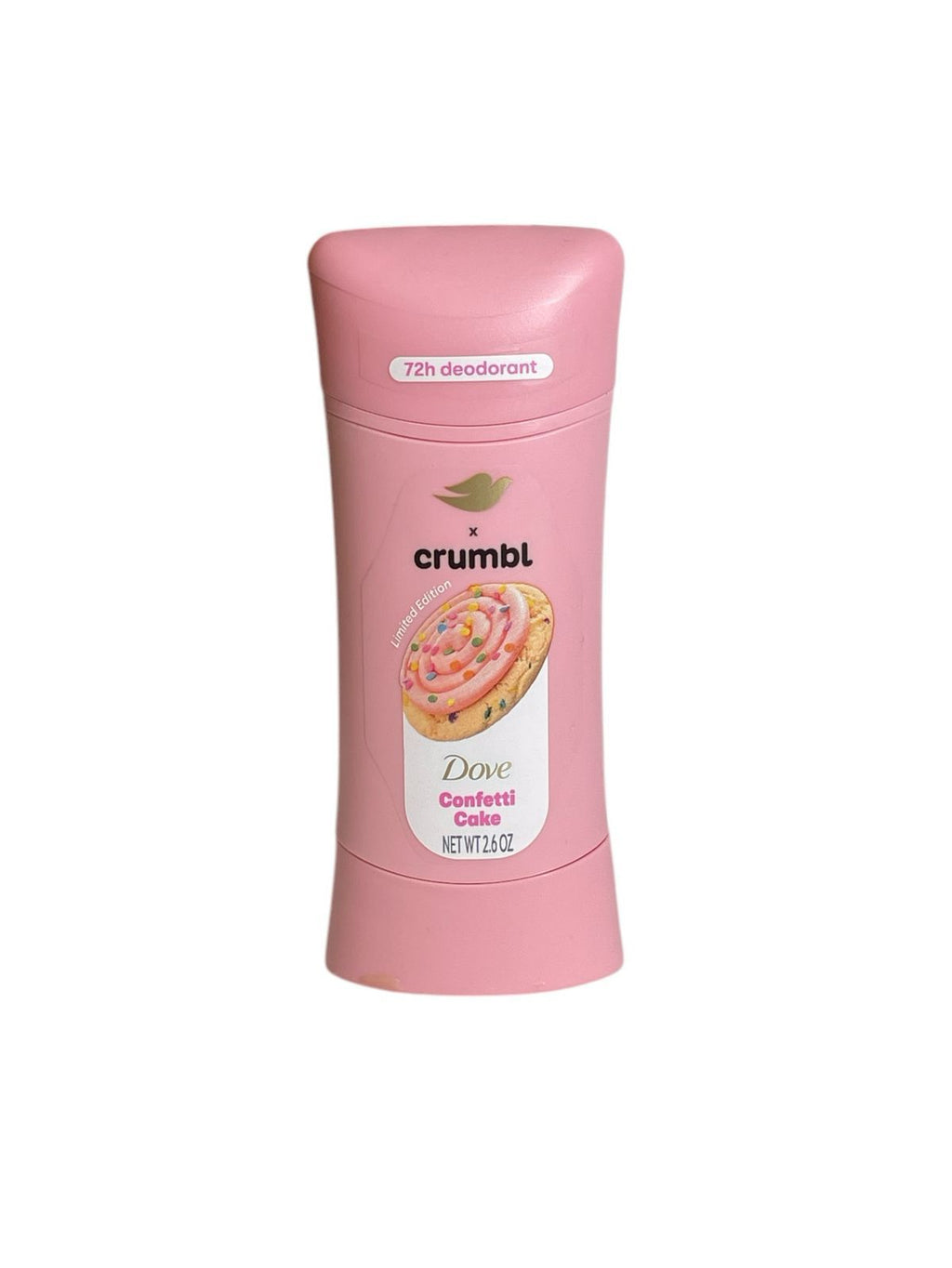 Desodorantes Dove x Crumbl Edición Limitada 72h