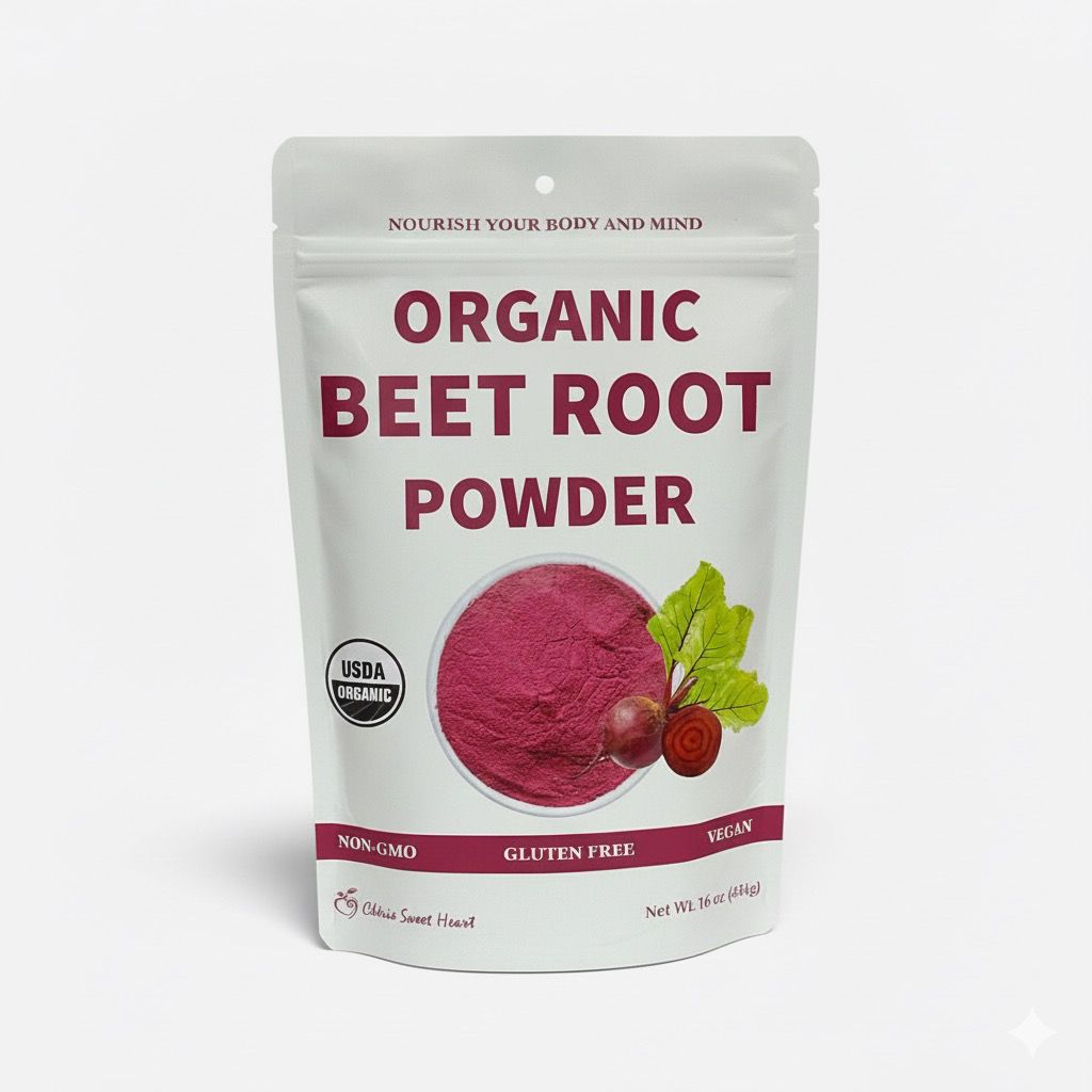 Remolacha orgánica en polvo 454 g | Energía y circulación natural