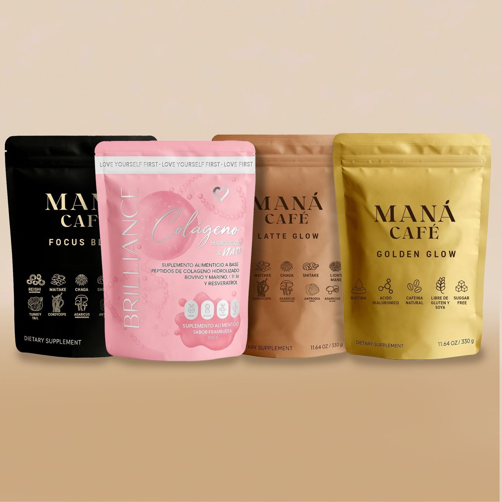 Paquete Lanzamiento MANÁ | 4 productos  $2,450 + Envío a $1 MXN 🚀