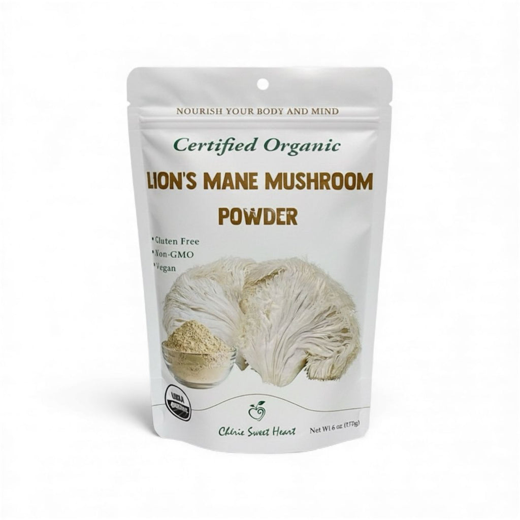 Mushroom Powder 170 g|Orgánico, vegano|Memoria y enfoque natural