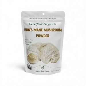 Mushroom Powder 170 g|Orgánico, vegano|Memoria y enfoque natural